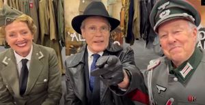 Actors Kim Hartman, Richard Gibson and Guy Sinner from Allo Allo wish Steve well in their video message