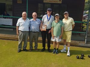 Supporting image for story: Mel and Hywel team up to net Pairs victory