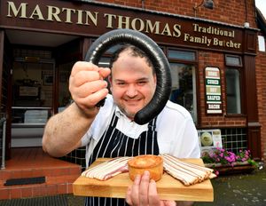 Supporting image for story: A golden glow for Pattingham butchers as bacon, pork pies and black pudding all secure big awards win