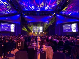 The crowd at Birmingham's ICC for An Experience With...Robert Deniro. Picture from: Twitter @priyancake