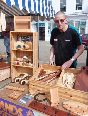 A chance to find out what is going on in the community, such as the Men in Sheds group.