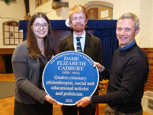 Supporting image for story: Blue plaque to celebrate pioneering women’s rights campaigner unveiled at Birmingham school she attended 119 years ago