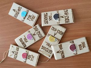 Revd Canon Alex Vaccaro and her husband Fil have been busy producing handmade Hedgehugs