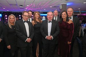 BUSINESS COPYRIGHT NATIONAL WORLD TIM STURGESS 13/11/24.  Ladder for the Black Country  Apprentice Awards 2024 .The Richardson Suite at West Bromwich Football Club. Pictured, Walsall council.