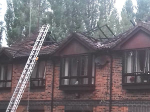 Supporting image for story: Blaze involving four Telford homes was arson