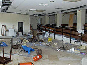 Supporting image for story: Building is left to 'rack and ruin'