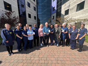 Supporting image for story: Grateful family donate special equipment to Sandwell heart disease unit in memory of mother