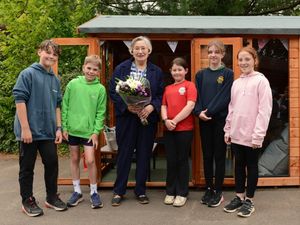 Supporting image for story: Shrewsbury primary school's new reading shed officially opens following kind donation