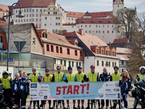 Supporting image for story: Blind Dave escapes Colditz: Now for the 800-mile ride home