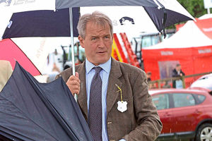 Owen Paterson out and about on the showground