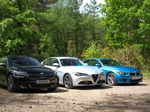 Supporting image for story: Triple Test: Kia Stinger Diesel v Alfa Romeo Giulia Diesel v BMW 420d XDrive
