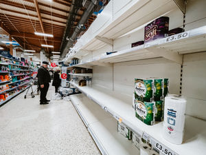 Supporting image for story: 'It means others will go without': Anger as panic buyers clear shelves in Shropshire
