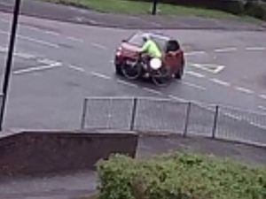 Supporting image for story: Shocking CCTV footage released after driver is jailed for causing horror crash which sent cyclist spinning into the air