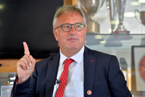 Another one gone – chairman Leigh Pomlett is searching for his fourth manager reign and the stakes are high