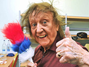 Supporting image for story: Ken Dodd gives his Telford fans a marathon of laughs