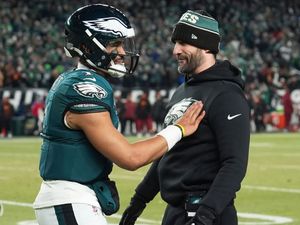 Supporting image for story: Philadelphia Eagles thrash Washington Commanders to reach Super Bowl