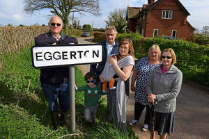 Supporting image for story: Shropshire village name change sign of poultry unit protests