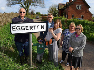 Supporting image for story: Shropshire village name change sign of poultry unit protests