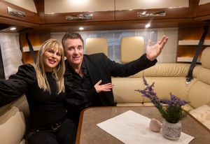 Shane Richie at the Caravan, Camping and Motorhome Show in Birmingham