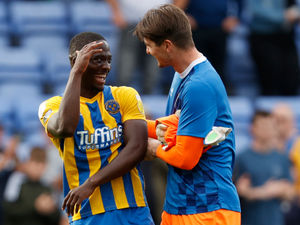 Supporting image for story: Dan Udoh is delighted to be the man for Shrewsbury Town fans
