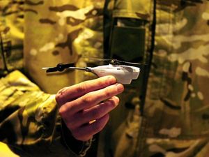 Supporting image for story: The US military wants to create laser-powered bat drones that can make their own decisions in war