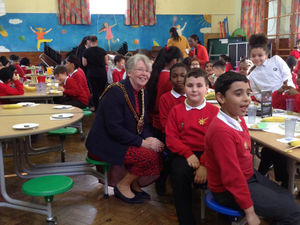 Supporting image for story: Guests enjoy fairtrade fun at Wolverhampton primary school