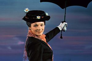 Julie Andrews was the original film Mary Poppins