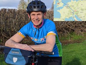 Supporting image for story: Former teacher raises nearly £4,000 with Oswestry-to-Rome bike ride