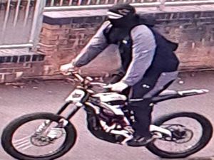 Supporting image for story: Police appeal after off-road bike photographed being ridden around Telford neighbourhood