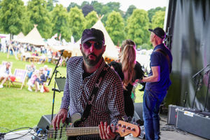 The live music stage hosts top local bands across both days of the festival