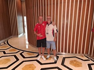Graeme caught up with an old pal who supports Wales