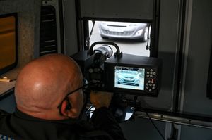 Police have unveiled new hi-tech speed camera vans that can detect drunk and drug drivers from a mile away. 