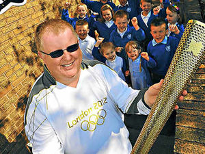Supporting image for story: Back to school for Dudley Olympic torchbearer