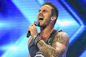 Supporting image for story: Wolverhampton hopeful Joseph Whelan wows X Factor with son Kian as lucky mascot