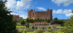 A scenic shot of National Trust property and tourist attraction Powis Castle in Welshpool. By Elgan Hearn Local Democracy Reporting Service