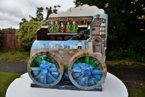 The 13th art trail statue is located in the grounds of Bridgnorth Castle