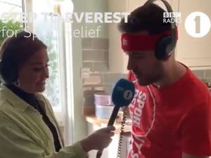 Supporting image for story: Staffordshire teacher 'climbing Everest' for Sport Relief challenge on BBC Radio One