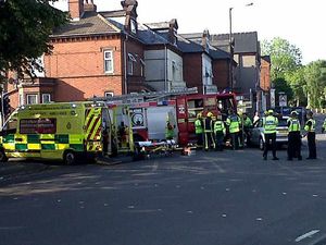 Supporting image for story: Fire engine collides with car as spate of accidents hit region's roads