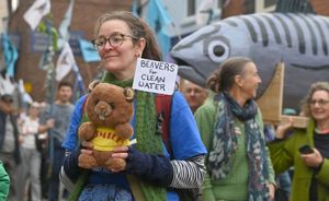 Shrewsbury river campaigners Up Sewage Creek hosting a family-friendly procession through the town on World Water Day