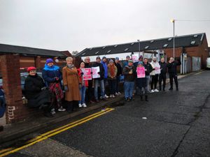 Workers out on the picket lines across the region