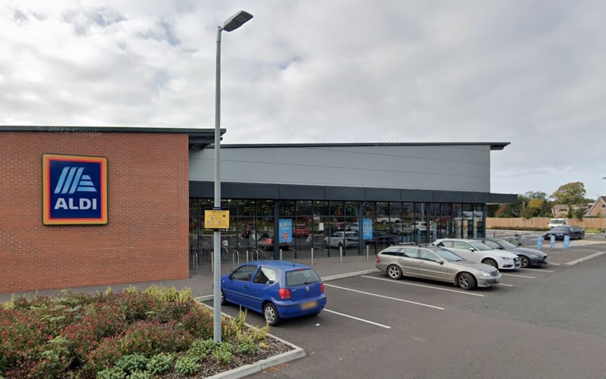 Firefighters called to blaze at Aldi in Market Drayton