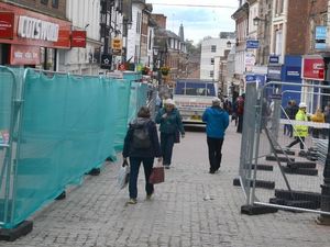 Supporting image for story: Construction boss defends Shrewsbury Pride Hill revamp progress