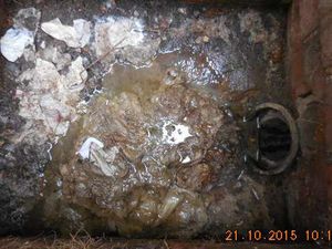 Supporting image for story: Fatberg removed from sewer pipes in Bewdley