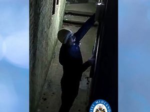 Supporting image for story: Black Country burglar steals toilet seat and draws on wall but leaves with nothing else