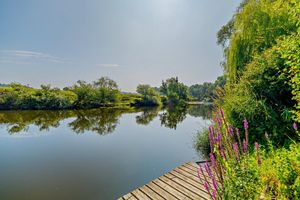 The property offers direct access to the river. Picture: Strutt & Parker/Rightmove