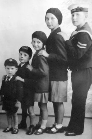 She was the oldest girl among five siblings