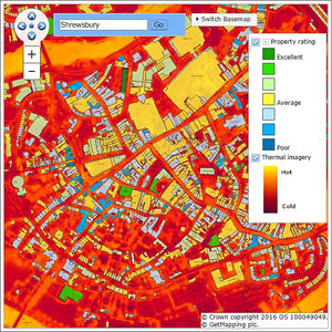 The Shrewsbury heat map