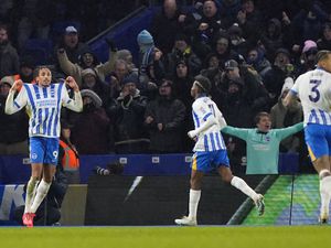 Supporting image for story: Arsenal drop valuable points as Brighton claim draw through Joao Pedro penalty