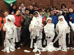 Supporting image for story: Club preparing for Halloween fun
