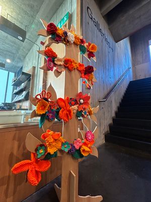 Walsall Council have unveiled a 'tree of hope' at the New Art Gallery in Walsall town centre as part of their the 16 days of action